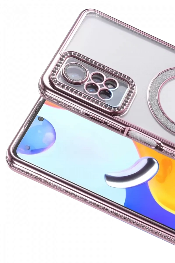 Xiaomi Redmi Note 12 Pro 4G Joke Simli Magneticsafe Kılıf - Pembe