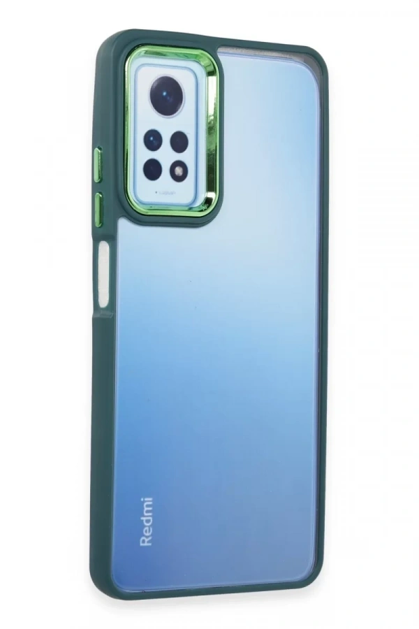 Xiaomi Redmi Note 12 Pro 4G Kılıf Dora Kapak - Haki Yeşil