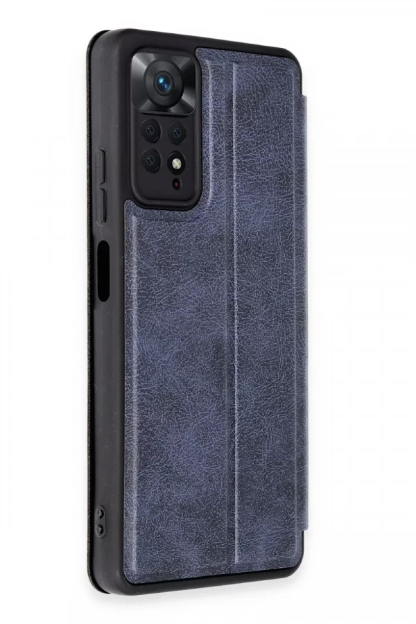 Xiaomi Redmi Note 12 Pro 4G Kılıf Flip Cover - Lacivert