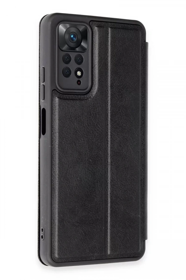 Xiaomi Redmi Note 12 Pro 4G Kılıf Flip Cover - Siyah
