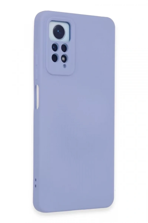 Xiaomi Redmi Note 12 Pro 4G Kılıf Nano içi Kadife Silikon - Lila