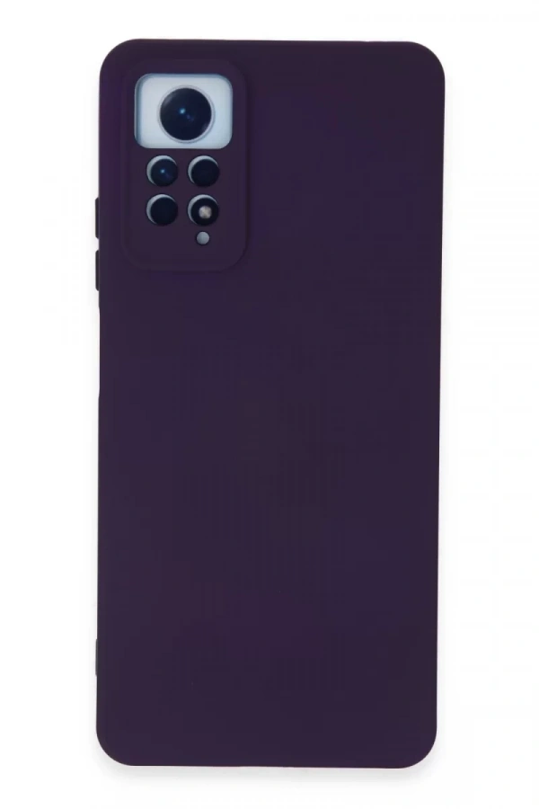 Xiaomi Redmi Note 12 Pro 4G Kılıf Nano içi Kadife Silikon - Mor