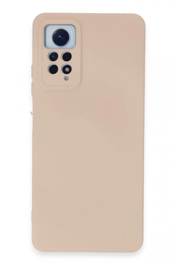 Xiaomi Redmi Note 12 Pro 4G Kılıf Nano içi Kadife Silikon - Pudra