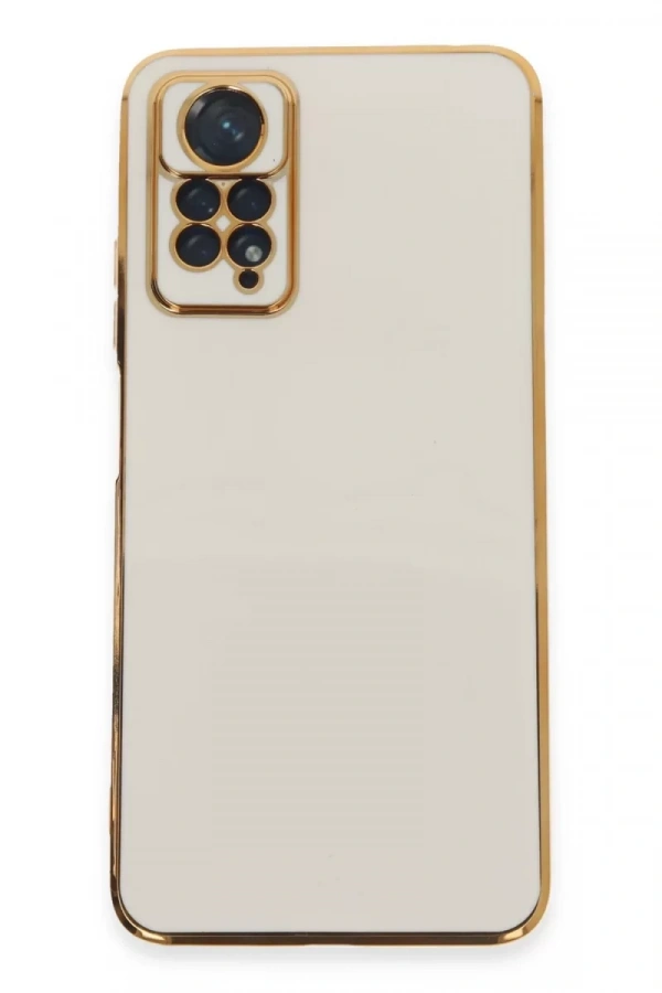 Xiaomi Redmi Note 12 Pro 4G Kılıf Volet Silikon - Beyaz