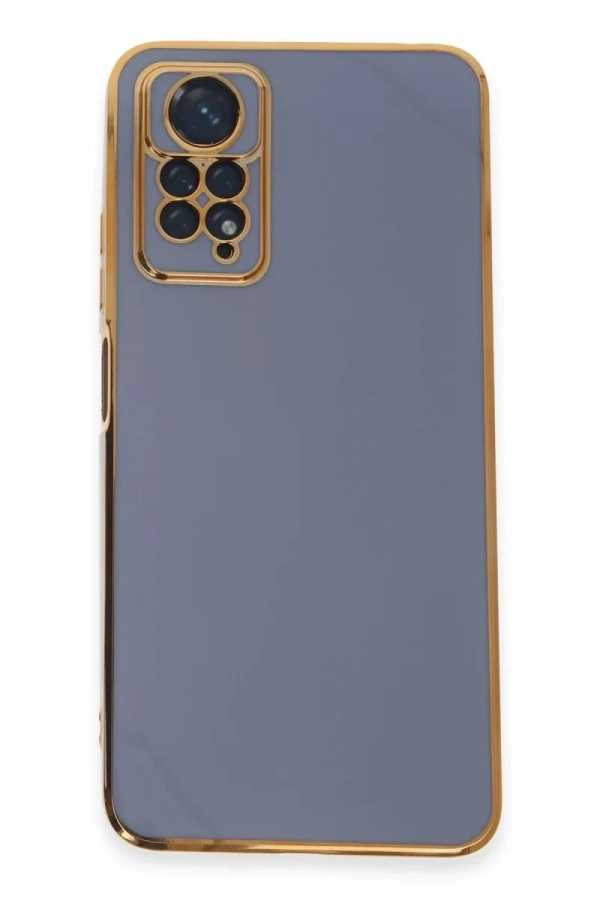 Xiaomi Redmi Note 12 Pro 4G Kılıf Volet Silikon - Mavi