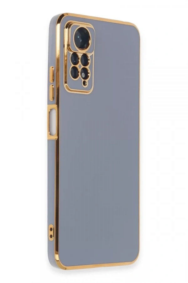 Xiaomi Redmi Note 12 Pro 4G Kılıf Volet Silikon - Mavi