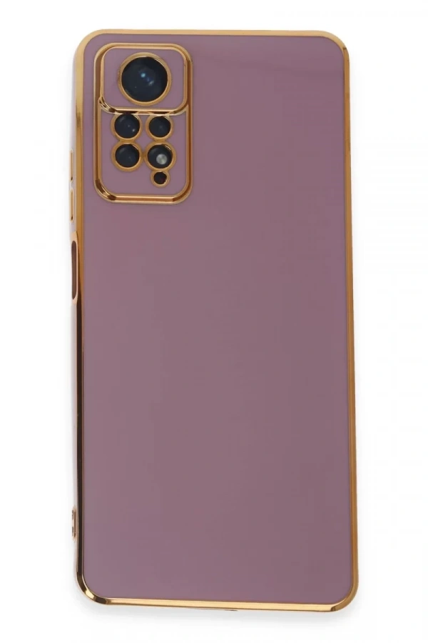 Xiaomi Redmi Note 12 Pro 4G Kılıf Volet Silikon - Mor