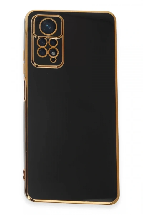 Xiaomi Redmi Note 12 Pro 4G Kılıf Volet Silikon - Siyah