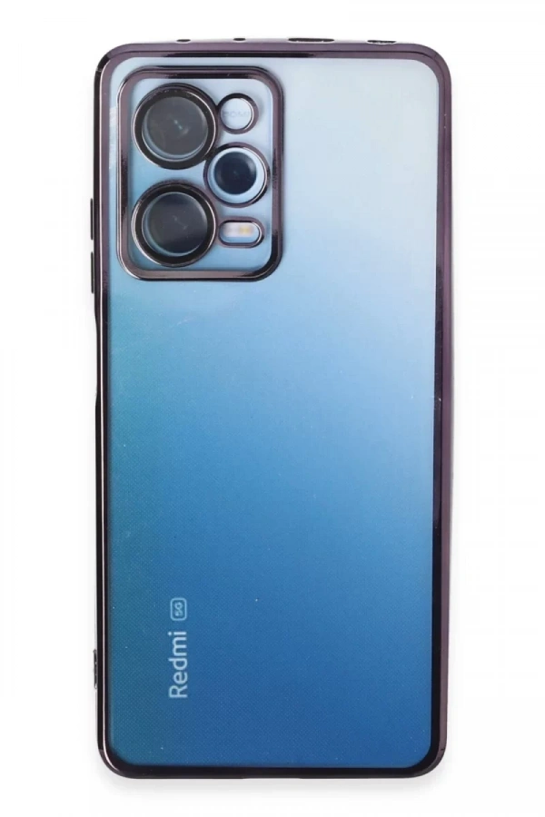 Xiaomi Redmi Note 12 Pro 5G Kılıf Lensli Silikon - Mor