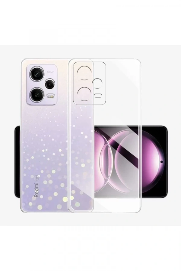 Xiaomi Redmi Note 12 Pro 5G Kılıf Lüx Şeffaf Silikon