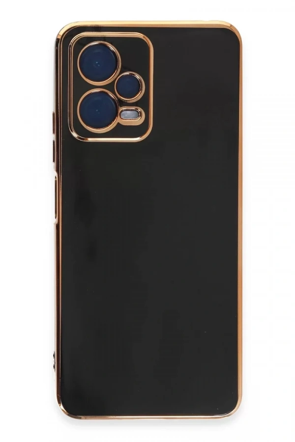 Xiaomi Redmi Note 12 Pro 5G Kılıf Volet Silikon - Siyah