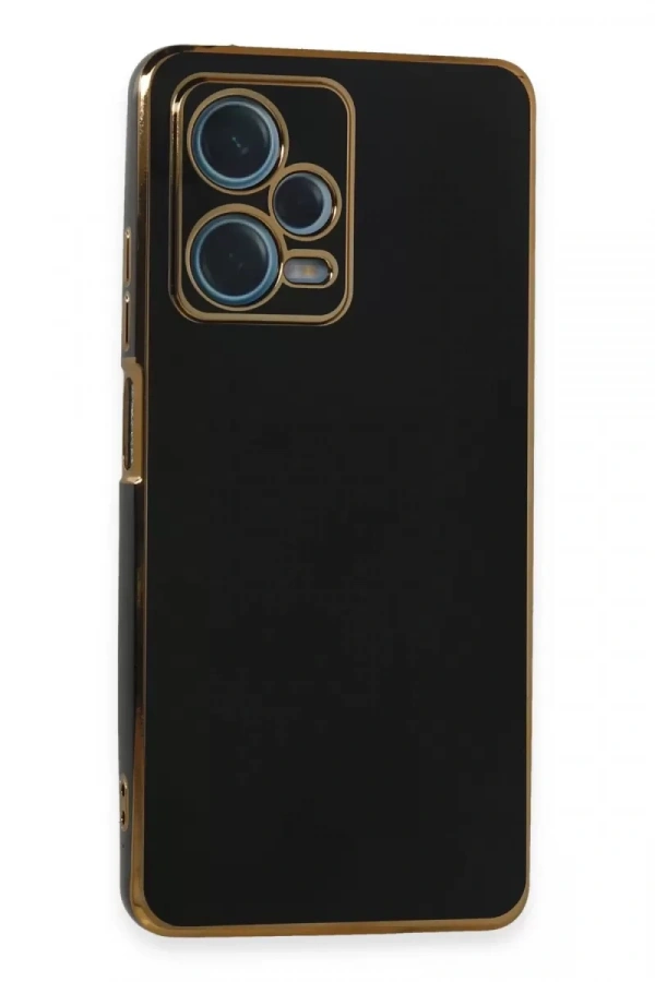 Xiaomi Redmi Note 12 Pro Plus Kılıf Volet Silikon - Siyah