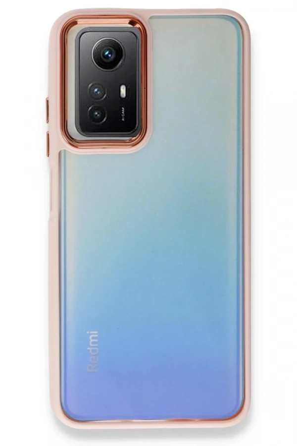 Xiaomi Redmi Note 12S Kılıf Dora Kapak - Pudra