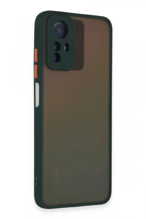 Xiaomi Redmi Note 12S Kılıf Montreal Silikon Kapak - Yeşil