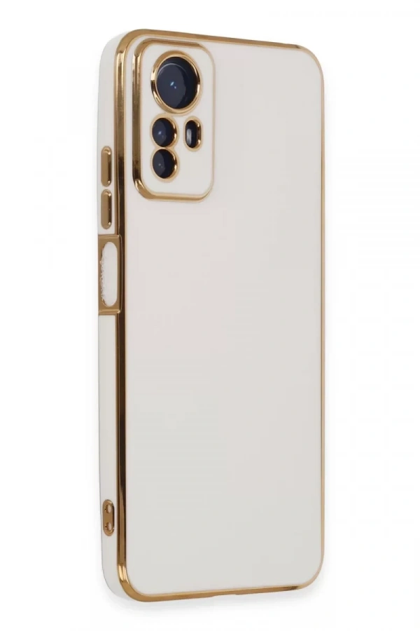 Xiaomi Redmi Note 12S Kılıf Volet Silikon - Beyaz
