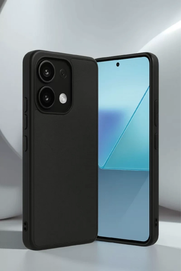 Xiaomi Redmi Note 13 4G Kılıf Aras Deri Kapak - Pudra