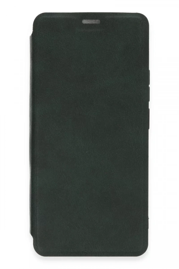 Xiaomi Redmi Note 13 4G Kılıf Flip Cover - Koyu Yeşil