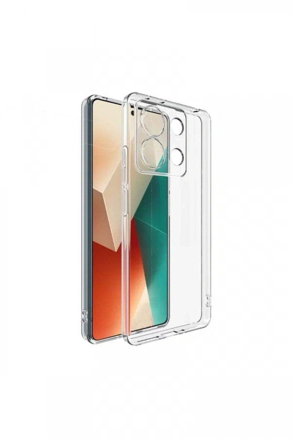 Xiaomi Redmi Note 13 4G Kılıf Lüx Şeffaf Silikon