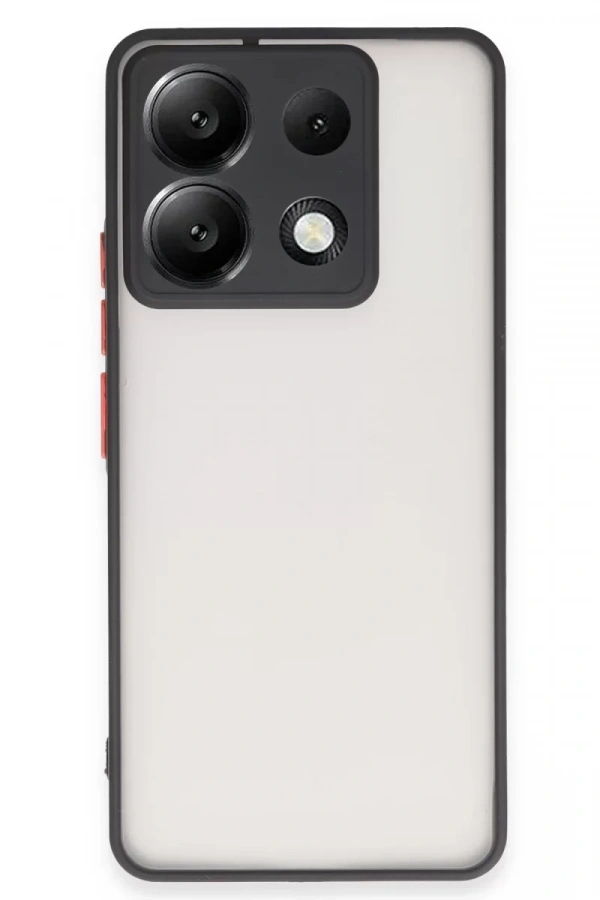 Xiaomi Redmi Note 13 5G Kılıf Montreal Silikon Kapak - Siyah