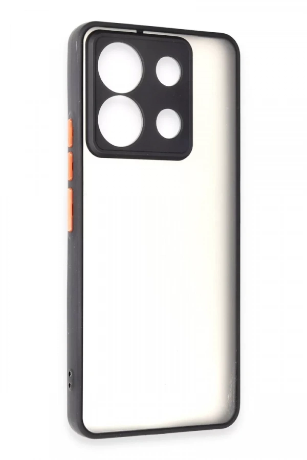 Xiaomi Redmi Note 13 5G Kılıf Montreal Silikon Kapak - Siyah