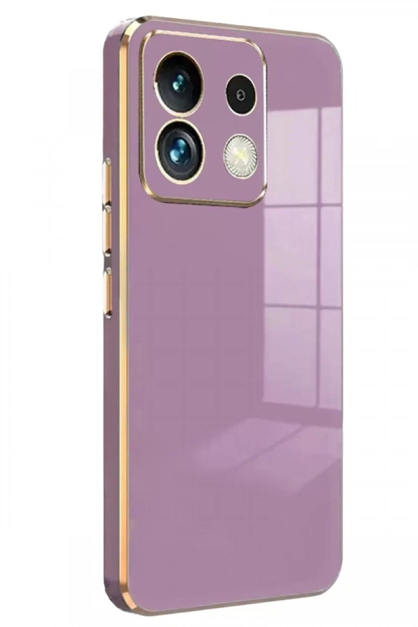 Xiaomi Redmi Note 13 5G Kılıf Volet Silikon - Mor