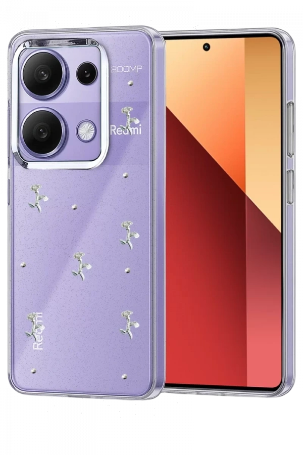 Xiaomi Redmi Note 13 Pro 4G Fiyonk Desenli Kapak - Desen 2