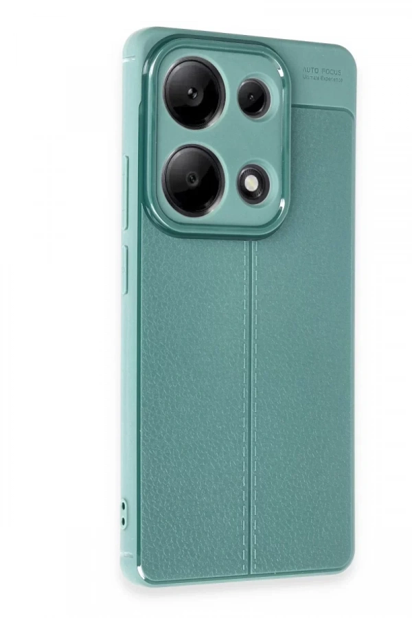 Xiaomi Redmi Note 13 Pro 4G Kılıf Auto Focus Kapak - Koyu Yeşil