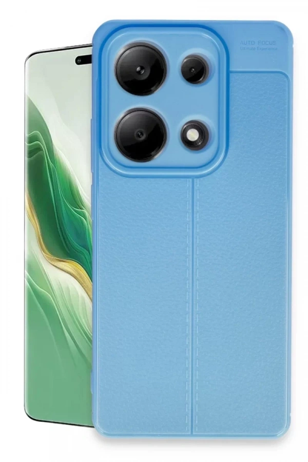 Xiaomi Redmi Note 13 Pro 4G Kılıf Auto Focus Kapak - Mavi
