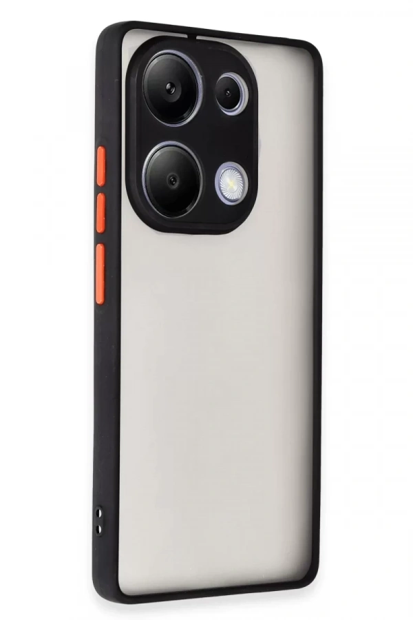 Xiaomi Redmi Note 13 Pro 4G Kılıf Montreal Silikon Kapak - Siyah