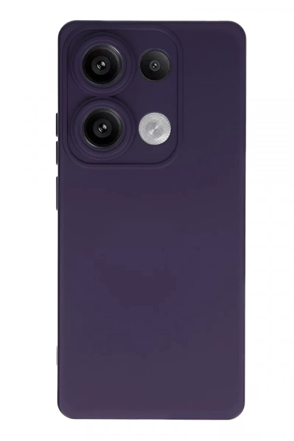 Xiaomi Redmi Note 13 Pro 4G Kılıf Nano içi Kadife Silikon - Mor