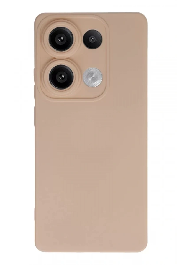 Xiaomi Redmi Note 13 Pro 4G Kılıf Nano içi Kadife Silikon - Pudra