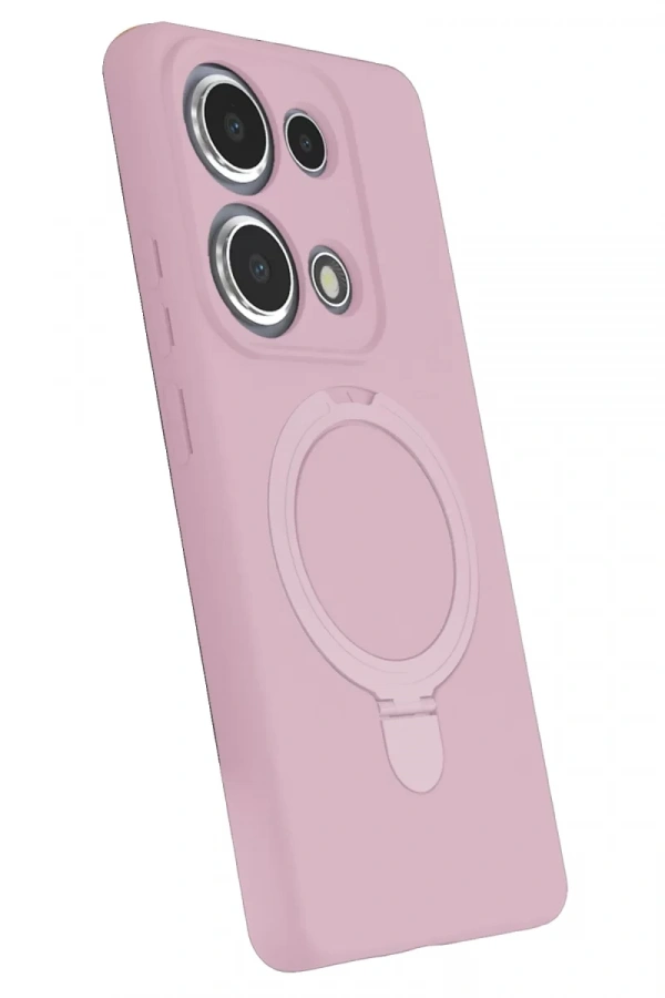 Xiaomi Redmi Note 13 Pro 4G Regal Magsafe Standlı Kapak - Açık Pembe