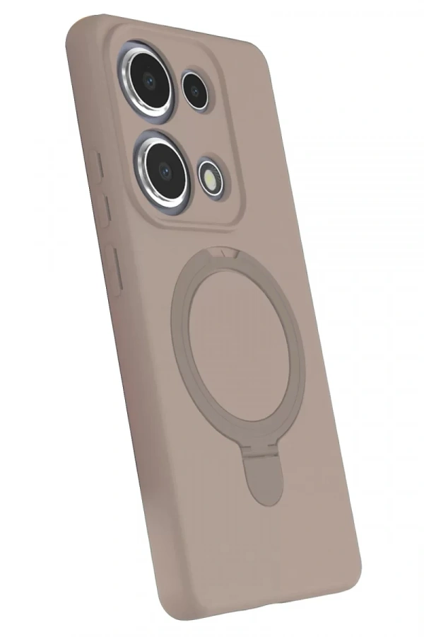 Xiaomi Redmi Note 13 Pro 4G Regal Magsafe Standlı Kapak - Çöl Titanyum