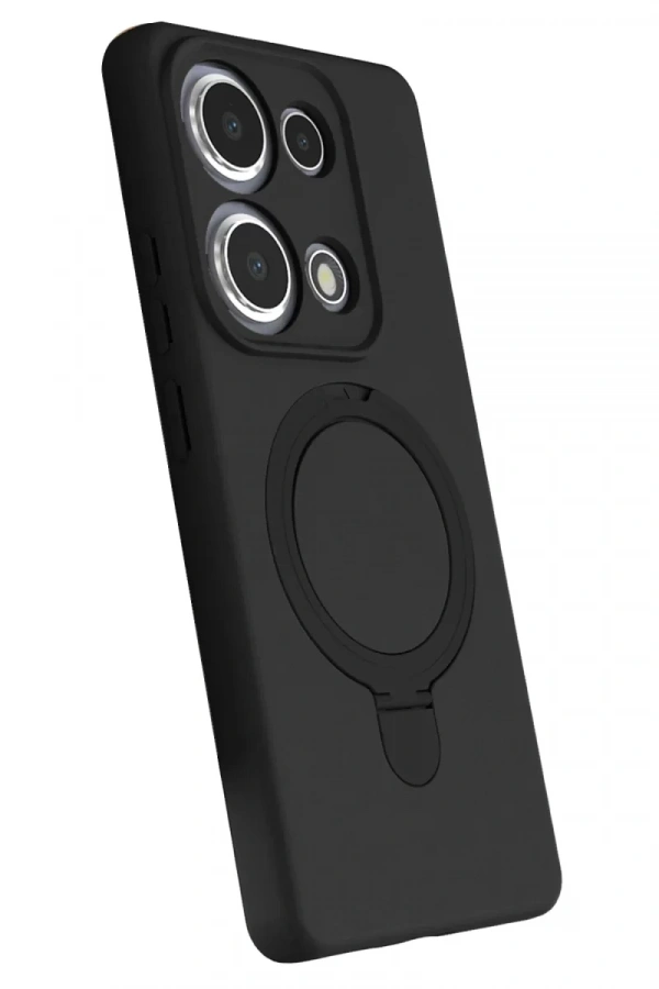 Xiaomi Redmi Note 13 Pro 4G Regal Magsafe Standlı Kapak - Siyah