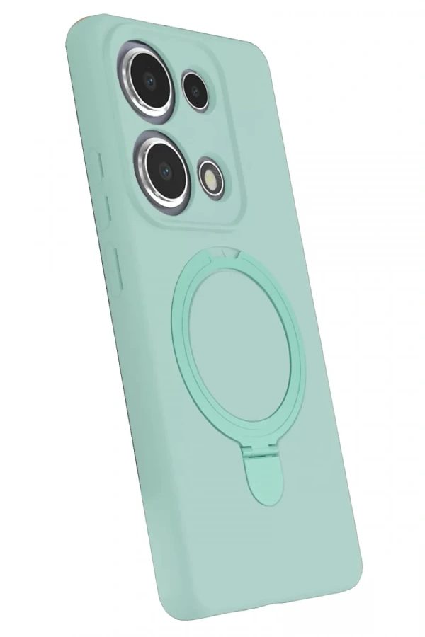 Xiaomi Redmi Note 13 Pro 4G Regal Magsafe Standlı Kapak - Su Yeşili