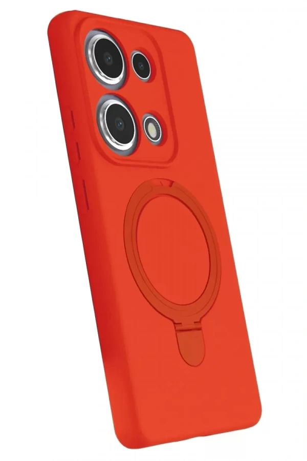 Xiaomi Redmi Note 13 Pro 4G Regal Magsafe Standlı Kapak - Turuncu