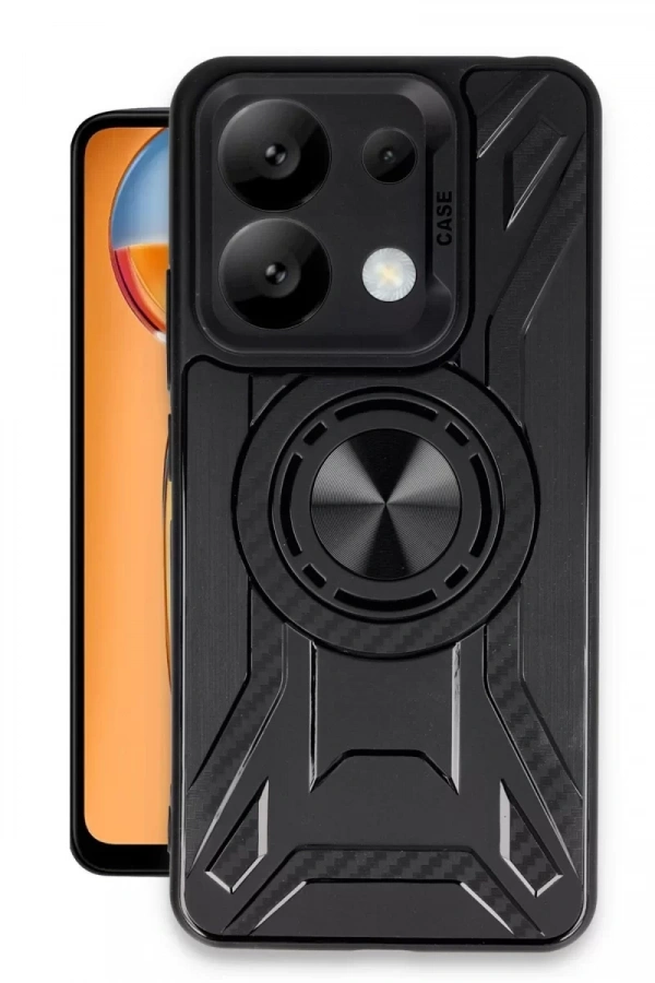 Xiaomi Redmi Note 13 Pro 5G Kılıf Lincoln Silikon - Siyah