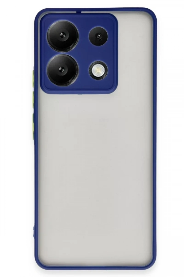 Xiaomi Redmi Note 13 Pro 5G Kılıf Montreal Silikon Kapak - Lacivert