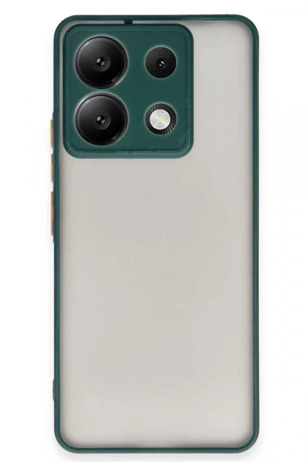 Xiaomi Redmi Note 13 Pro 5G Kılıf Montreal Silikon Kapak - Yeşil