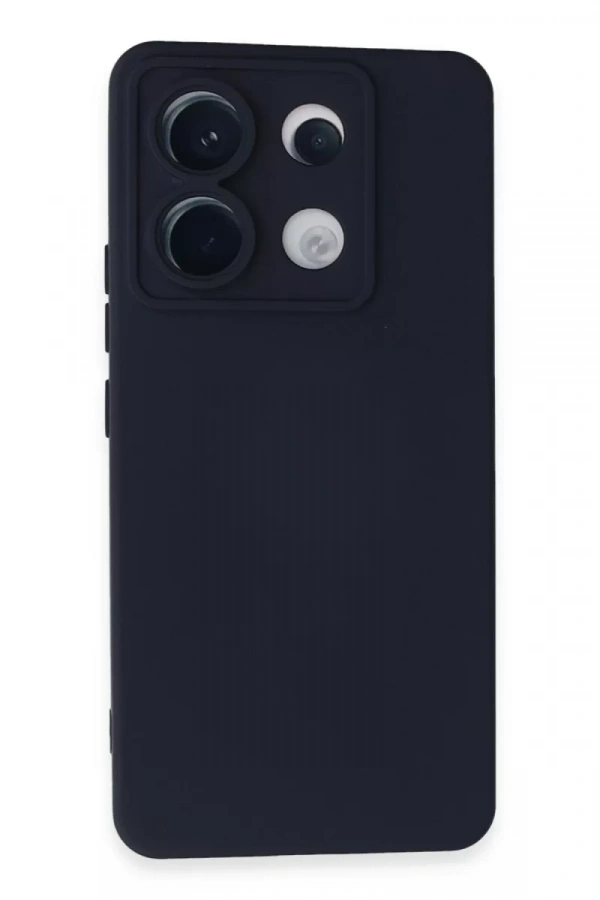 Xiaomi Redmi Note 13 Pro 5G Kılıf Nano içi Kadife Silikon - Lacivert