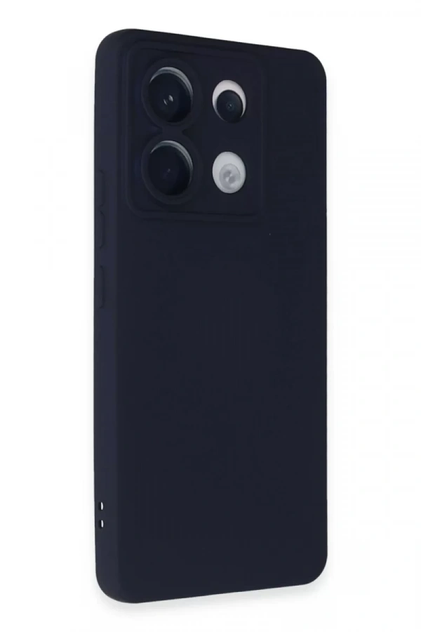 Xiaomi Redmi Note 13 Pro 5G Kılıf Nano içi Kadife Silikon - Lacivert