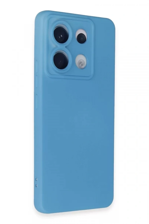Xiaomi Redmi Note 13 Pro 5G Kılıf Nano içi Kadife Silikon - Mavi