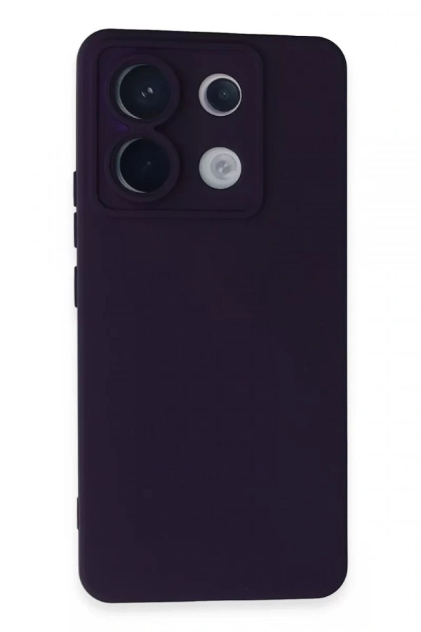 Xiaomi Redmi Note 13 Pro 5G Kılıf Nano içi Kadife Silikon - Mor