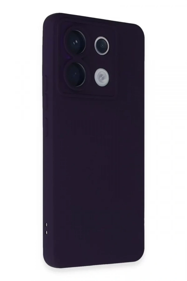 Xiaomi Redmi Note 13 Pro 5G Kılıf Nano içi Kadife Silikon - Mor