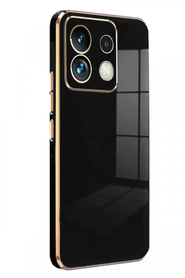 Xiaomi Redmi Note 13 Pro 5G Kılıf Volet Silikon - Siyah