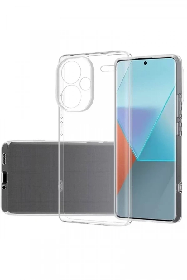 Xiaomi Redmi Note 13 Pro Plus Kılıf Lüx Şeffaf Silikon