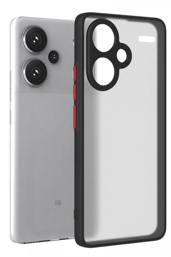 Xiaomi Redmi Note 13 Pro Plus Kılıf Montreal Silikon Kapak - Siyah