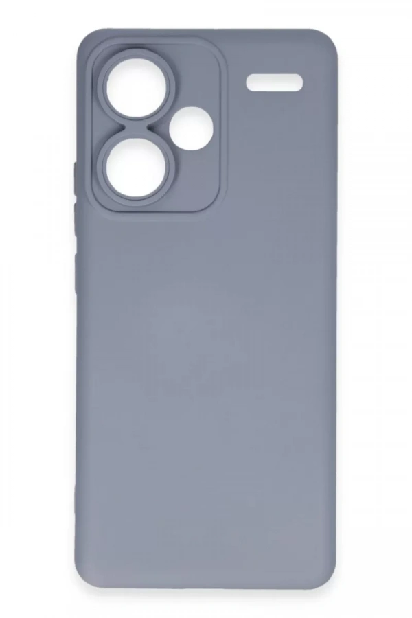 Xiaomi Redmi Note 13 Pro Plus Kılıf Nano içi Kadife Silikon - Gri