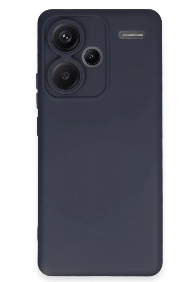 Xiaomi Redmi Note 13 Pro Plus Kılıf Nano içi Kadife Silikon - Lacivert