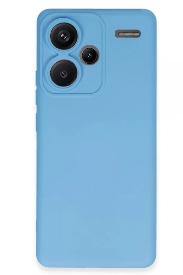 Xiaomi Redmi Note 13 Pro Plus Kılıf Nano içi Kadife Silikon - Mavi